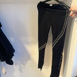 Loewe women’s Black Logo Leggings New! Size S